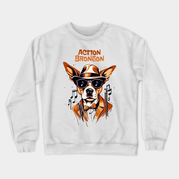 action bronson Crewneck Sweatshirt by Retro Project